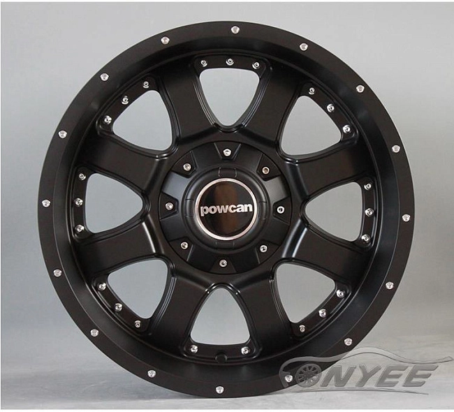 картинка Новые диски Powcan R17 J9 ET0 6x139,7 черный мат магазин  StreetTuning 