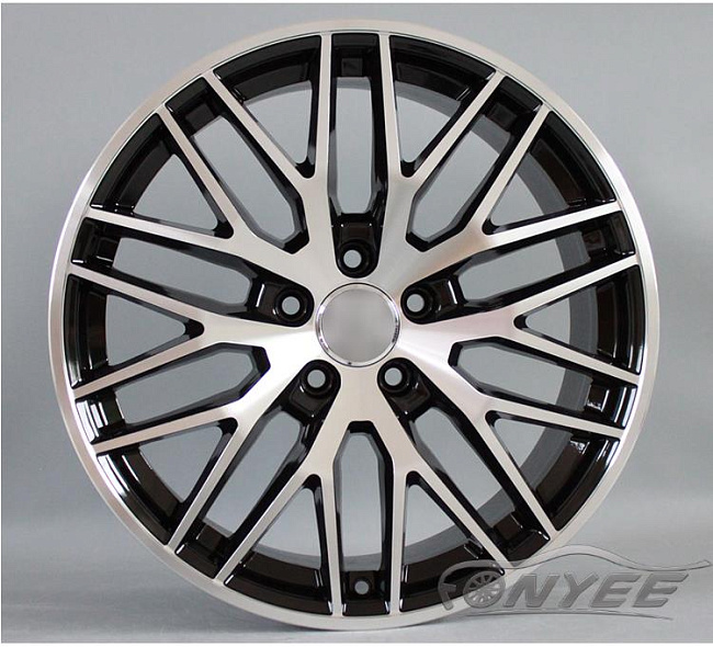 картинка Новые диски Audi Lege artis concept a517 R18 5x112 ET42 J8 черный + серебро магазин  StreetTuning 