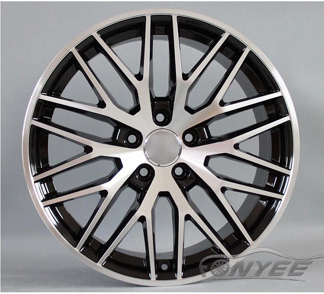 картинка Новые диски Audi Lege artis concept a517 R18 5x112 ET42 J8 черный + серебро магазин  StreetTuning 