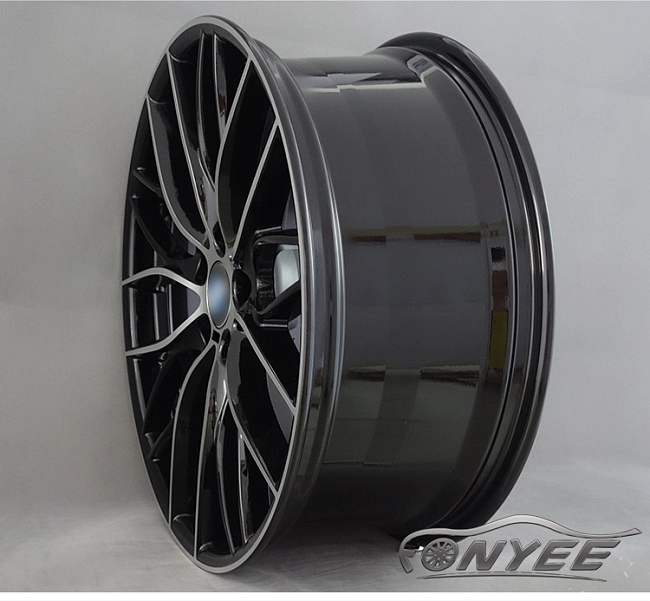 картинка Новые диски BMW Double Spoke 405M R20 5x120 ET35 J9,5 черный глянец + серебро магазин  StreetTuning 
