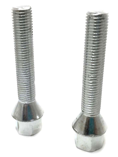 картинка Болт Starleks М12х1,5, высота 75 мм,конус, ключ 17мм, цинк (C17A75) магазин  StreetTuning 