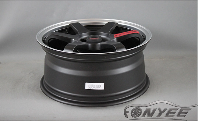 картинка Новые диски Rays TE37 R18 5X112 ET35 J9 черные матовые + хром полка магазин  StreetTuning 