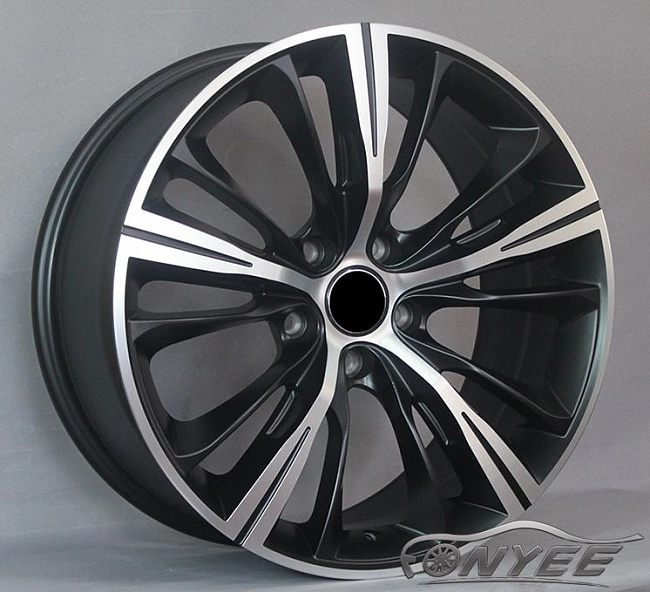 картинка Новые диски BMW Series 660 R17 5x120 ET30 J8 Черный мат + серебро магазин  StreetTuning 