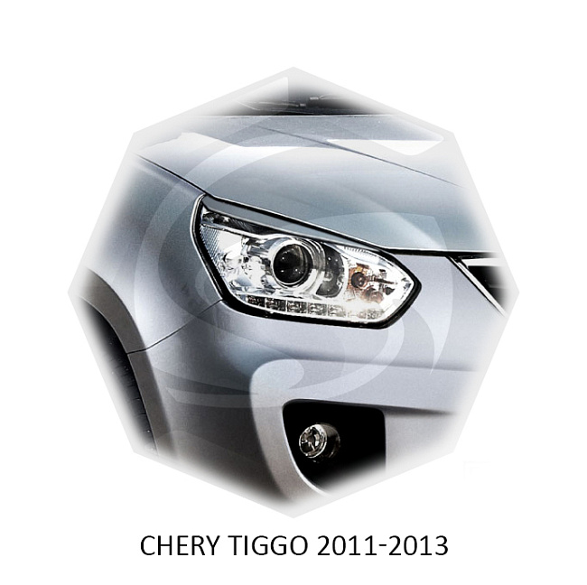 картинка Реснички на фары для  CHERY TIGGO 2011-2013г магазин  StreetTuning 