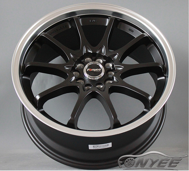 картинка Новые диски RAYS CE28N R18 5X105/5X114,3 ET36 J8 Черный мат + полированная полка магазин  StreetTuning 