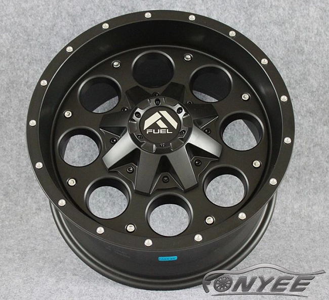 картинка Новые диски Fuel D525 R15 5x114,3 ET0 J8 черный мат магазин  StreetTuning 