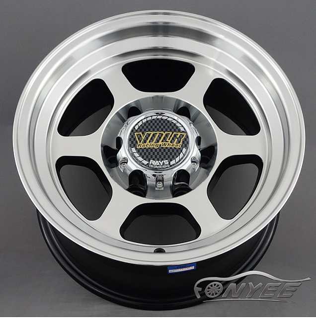 картинка Новые диски Rays TE37X R15 6X139,7 ET-20 J8 серебро магазин  StreetTuning 