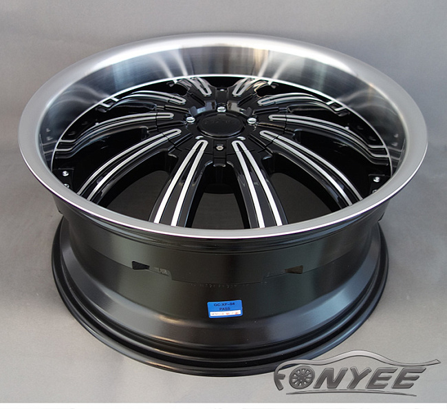 картинка Новые диски STARR 236 R20 6х130 ET30 J8,5 черный глянец + полированная полка магазин  StreetTuning 