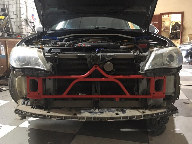 картинка Распорка лонжеронов для Subaru Impreza GR,GH,GRB магазин  StreetTuning 