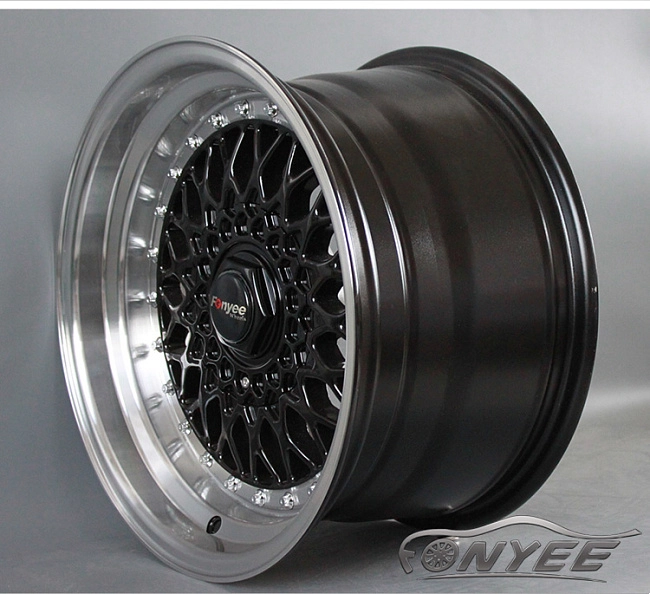 картинка Новые диски BBS RS R14 4X110/4X100 ET30 J6 черные + полированная полка магазин  StreetTuning 