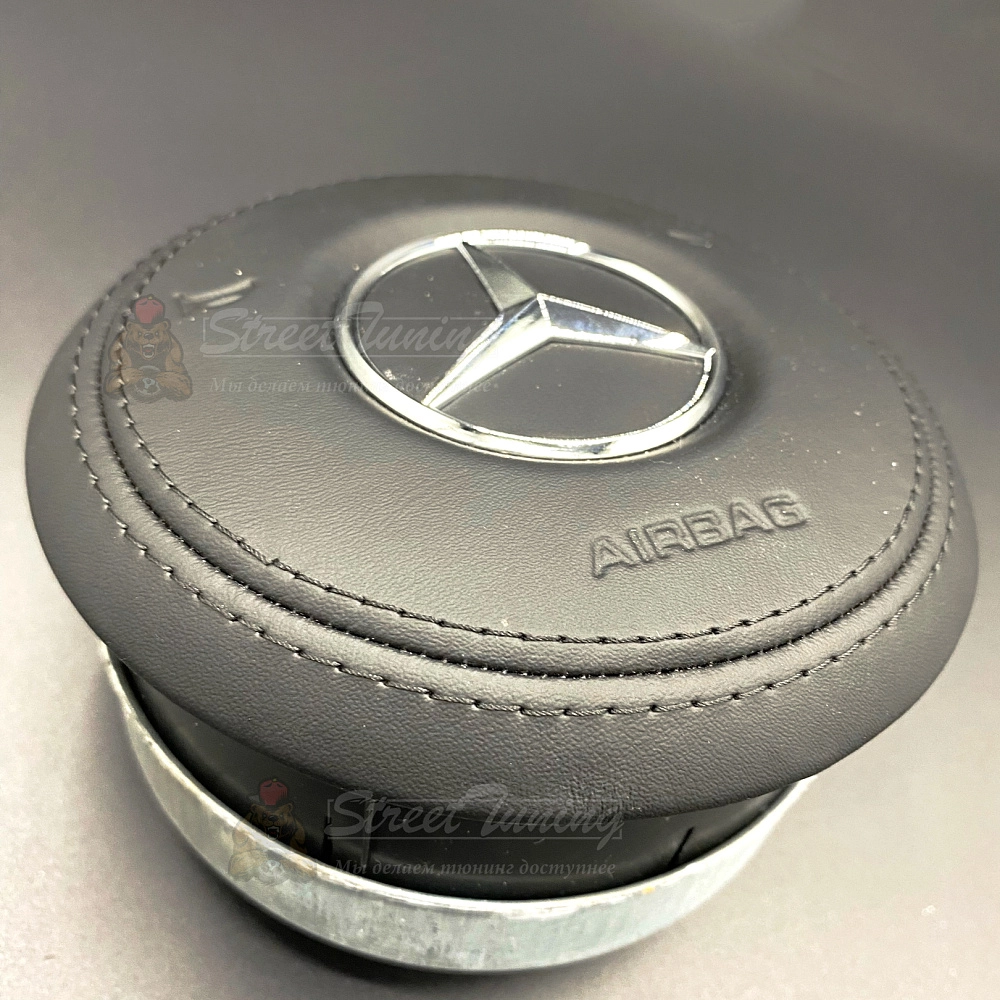 картинка Руль Mercedes AMG GLE/GLS с подушкой, эко-кожа, без подогрева от магазина  StreetTuning