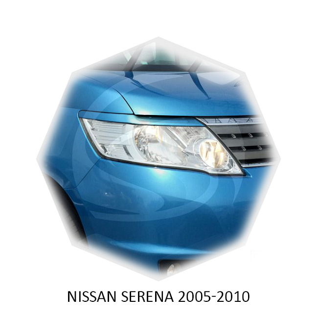 картинка Реснички на фары для  NISSAN SERENA 2005-2010г магазин  StreetTuning 
