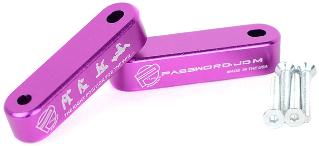 картинка Проставки под капот JDM Password, фиолетовые магазин  StreetTuning 