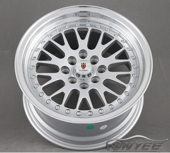 картинка Новые диски ESM 007 R15 4x100-4x114,3 ET20 J8 серебряные магазин  StreetTuning 