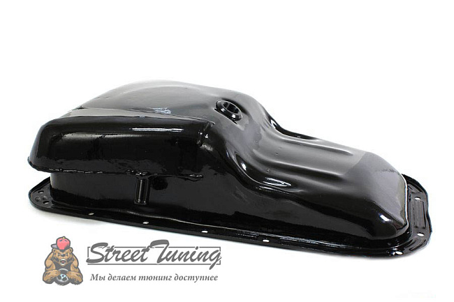 картинка Поддон противоотливной для ВАЗ 2101-07 со сливом под турбину магазин  StreetTuning 