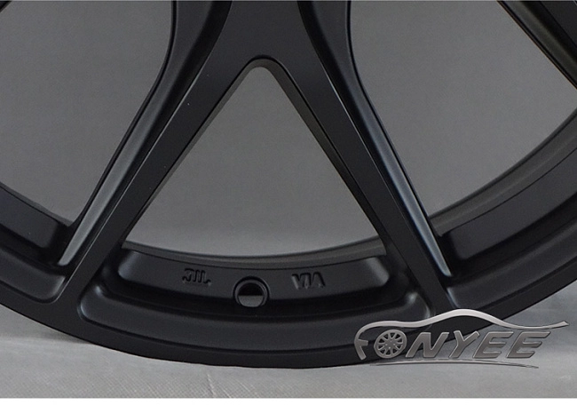 картинка Новые диски HRE P101 R17 5x112 ET35 J7,5 черные матовые магазин  StreetTuning 