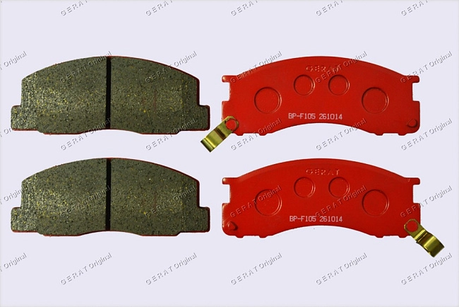 картинка Передние тормозные колодки Gerat BP-F105 (Toyota Estima, Previa) магазин  StreetTuning 