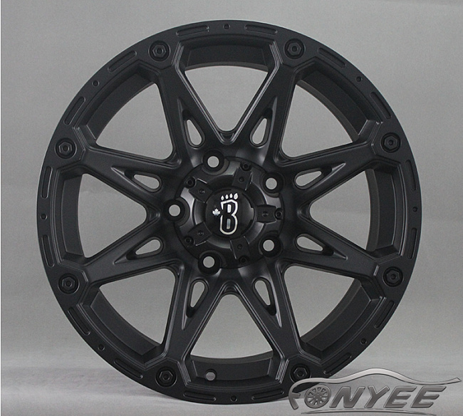 картинка Новые диски Formula R17 5X139,7 ET15 J8,5 черые матовые магазин  StreetTuning 