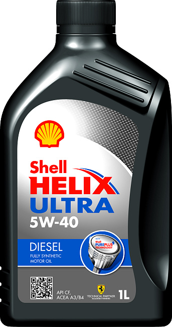 картинка Синтетическое моторное масло Shell Helix Diesel Ultra 5W-40 - 1л магазин  StreetTuning 