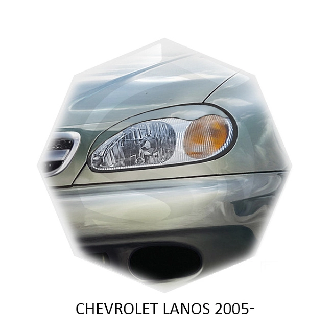 картинка Реснички на фары для  CHEVROLET LANOS 2005г- магазин  StreetTuning 