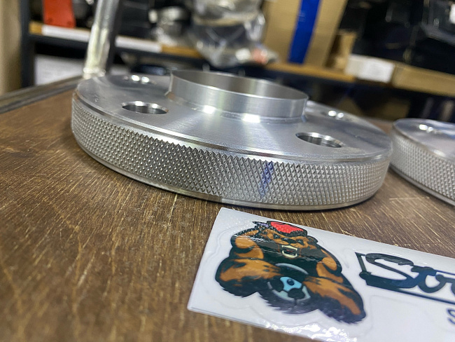 картинка Проставка Starleks 20 мм 5x112 цо 66.6 сквозная -РФ тонкий борт магазин  StreetTuning 