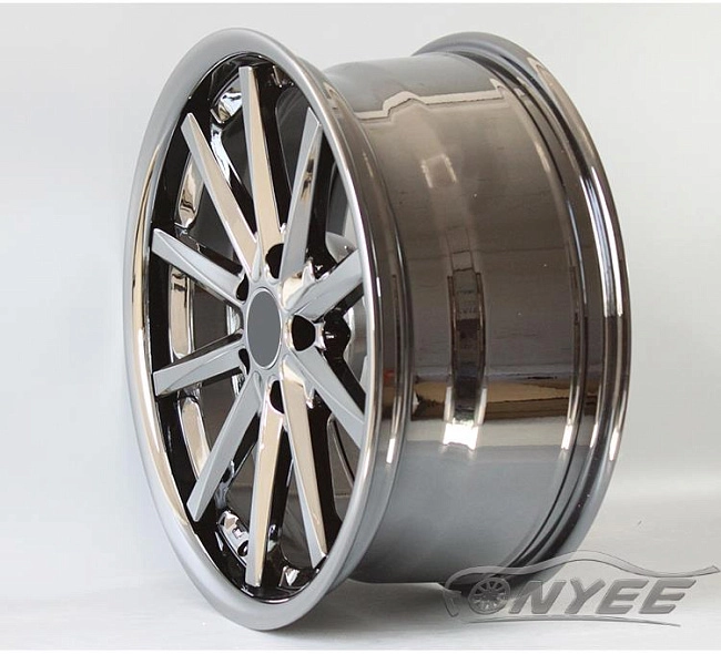 картинка Новые диски Vossen CV1 R18 5х120 ET15 J9 хром черный магазин  StreetTuning 