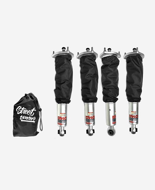 картинка Чехлы для (стоек, койловеров) Full tup Coilover Strettuning черные магазин  StreetTuning 