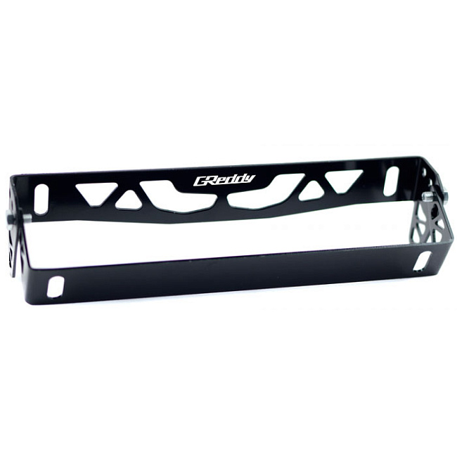 картинка Крепеж номерной рамки под углом Greddy Style, цвет черный магазин  StreetTuning 