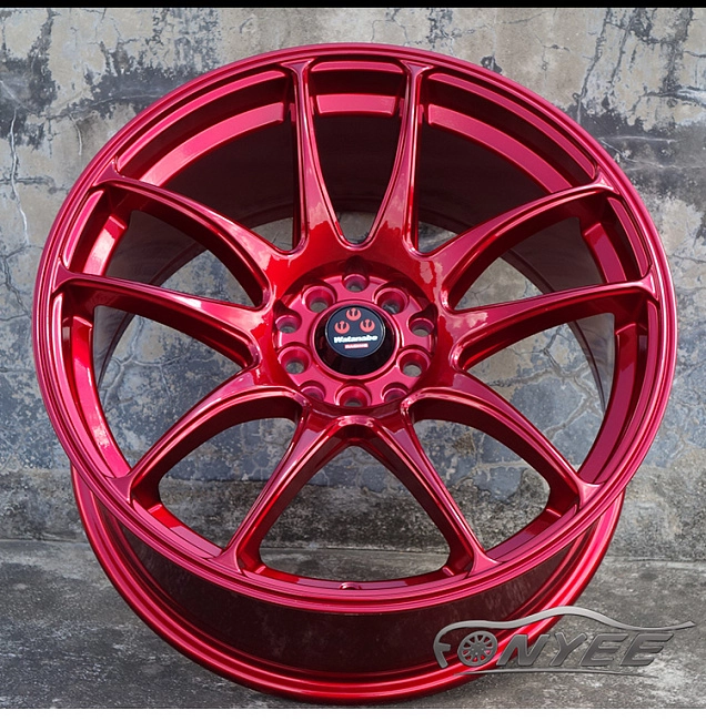 картинка Новые диски Work Emotion Cr-kiwami R18 5x100-5x114,3 ET35 J8,5 красные магазин  StreetTuning 