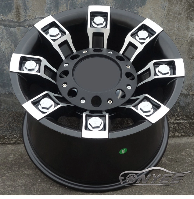 картинка Новые диски Metal Mulisha Series 13 R17 5X127 ET0 J9 черный мат + серебро магазин  StreetTuning 