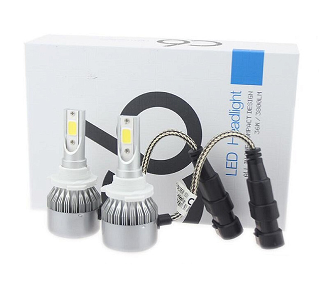 картинка LED ксенон C6 HB3 - светодиодный 6000k магазин  StreetTuning 