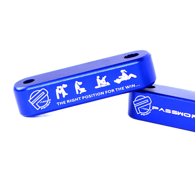 картинка Проставки под капот JDM Epman, синие магазин  StreetTuning 