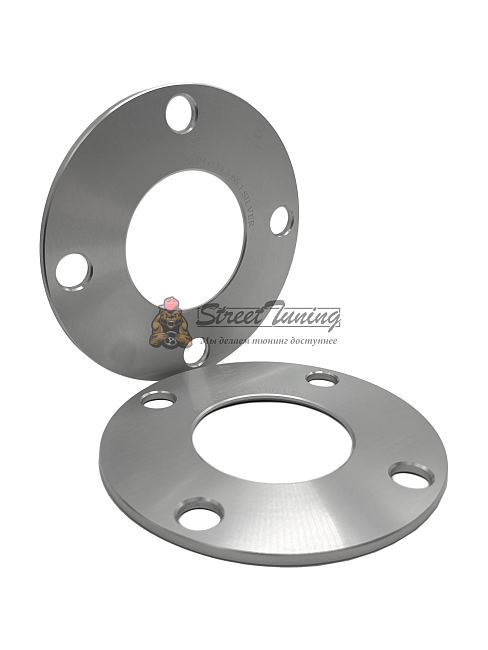 картинка Проставка Starleks 5 мм 4x114.3 цо 66.1 сквозная Silver магазин  StreetTuning 
