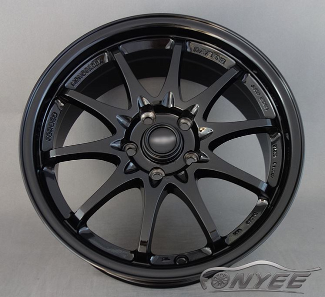 картинка Новые диски RAYS CE28N R17 5X114,3 ET35 J7,5 черный глянец магазин  StreetTuning 