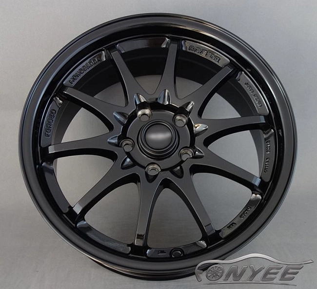 картинка Новые диски RAYS CE28SL R17 4X114,3/4X100 ET38 J7,5 синий + полированная полка магазин  StreetTuning 