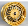 Новые диски BBS RS R17 5X100/5X114,3 ET20 J8,5 золото хром + серебристые болтики