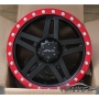 Новые диски MVF-957 R17 6X139,7 ET0 J8,5 черный мат + красный