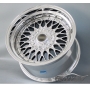 Новые диски BBS RS R17 4X100/5X100 ET20 J8,5 хром серебро + серебристые болтики