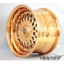 Новые диски BBS RS R16 4X100/5X100 ET15 J9 золото хром + серебристые болтики