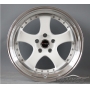 Новые диски JNC 017 R17 5X114,3 ET35 J7,5 белый + серебро