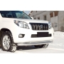 Toyota LC Prado 150 2009—2013 Зимняя заглушка решетки переднего бампера