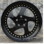 Новые диски Rotiform TMB Flat R18 5х114,3 ET30 J8,5 черный глянец + золотые болтики