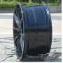 Новые диски Rays G25 R17 5X100 ET40 J7 черные глянцевые + серебристая окантовка