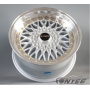 Новые диски BBS RS R17 4X100/4X114,3 ET35 J7,5 серебро + золотистые болтики