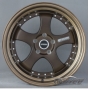 Новые диски JNC 017 R18 5X114,3 ET25 J9,5 бронза + полированная полка золото