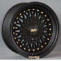 Новые диски BBS RS R15 4X100/4X114,3 ET15 J8 черный мат + золотистые болтики