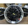 Новые диски BBS LM R15 J6.5 ET38 4x100 черные с полировкой