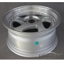 Новые диски Rotiform TMB Flat R15 4х100 ET30 J7 серебро + полированная полка