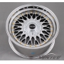 Новые диски BBS RS R17 5X113/5X120 ET15 J10 хром серебро + золотистые болтики