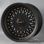 Новые диски BBS RS R15 4X100/4X114,3 ET15 J8 черный мат + золотистые болтики